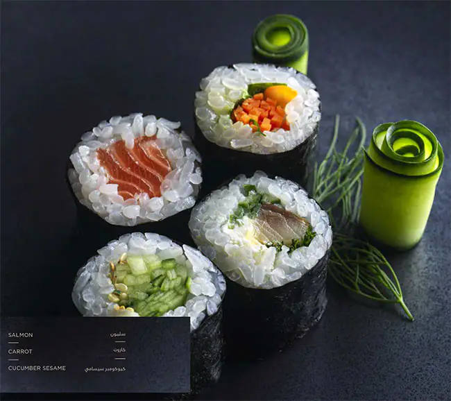 SushiArt Menu in Jumeirah 