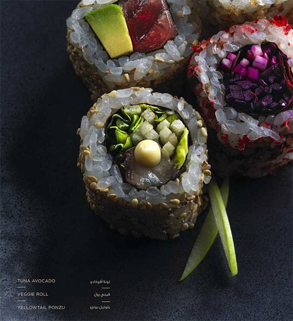 SushiArt Menu in Jumeirah 