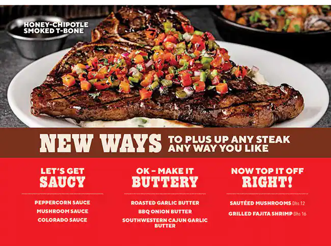 Chili's Menu in Mall of the Emirates, Al Barsha, Dubai 