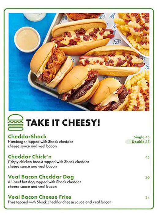 Shake Shack Menu in Deira 