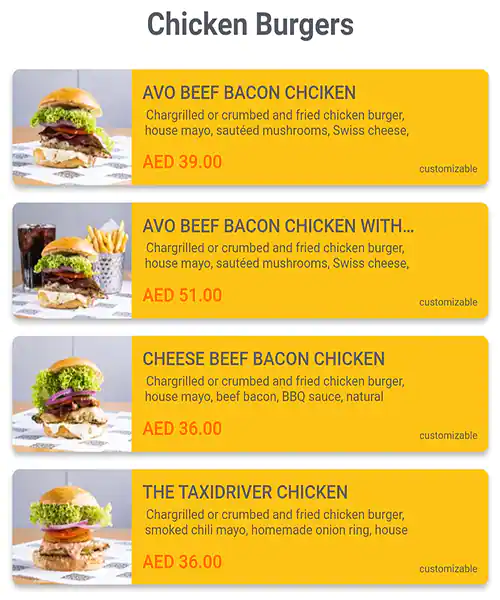 Gourmet Burger Kitchen Menu in City Centre Mirdif, Mirdif, Dubai 