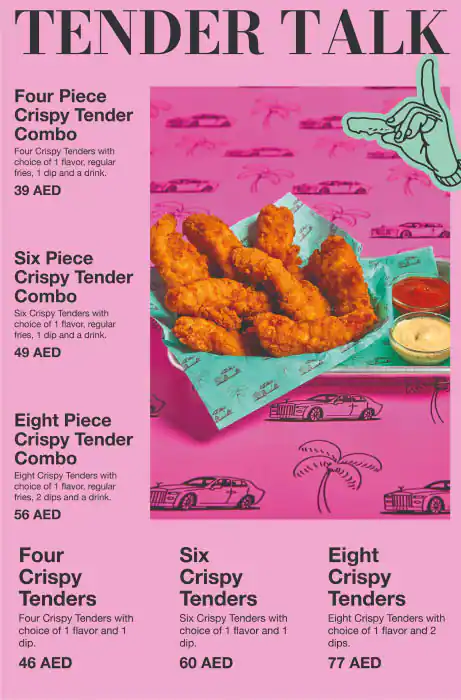 Another Wing by DJ Khaled Menu 