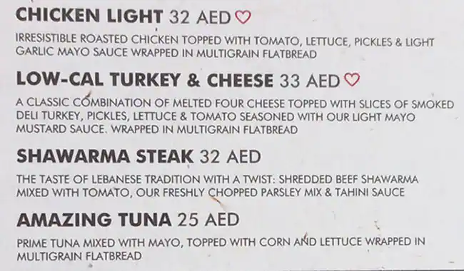 Zaatar w Zeit - زعتر وزيت Menu 