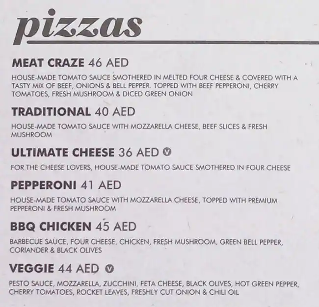 Zaatar w Zeit - زعتر وزيت Menu 