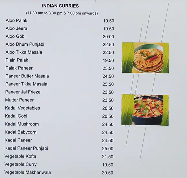 Saravanaa Bhavan Menu in Al Muteena, Dubai 