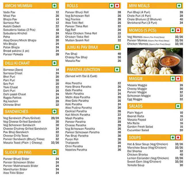Tasty food Indian, Indo-Chinese, Street Foodmenu New Dubai