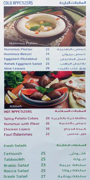 Tasty food Middle Eastern, Saladmenu Barsha