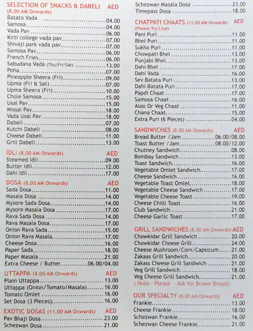 Tasty food Indian, Fast Foodmenu Al Karama, Dubai