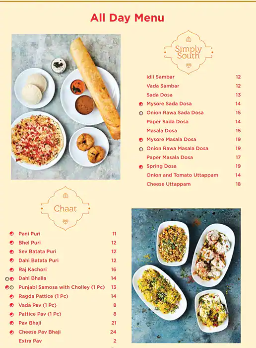 Chhappan Bhog - شابان بوغ Menu 