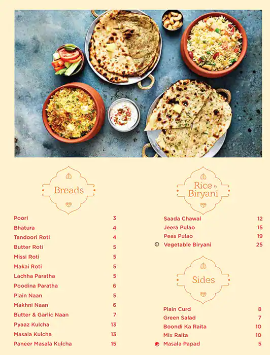 Chhappan Bhog - شابان بوغ Menu 