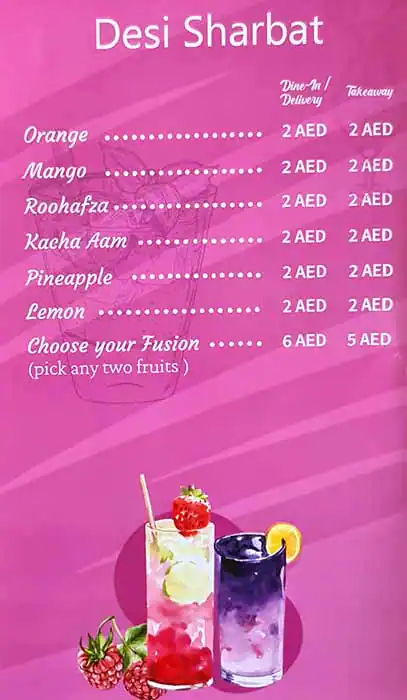 Juice Junction Cafe Menu in Naif, Dubai 