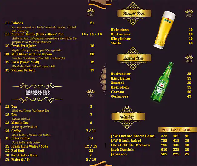 Copper Pot Menu in Panorama Hotel Bur Dubai, Mankhool, Dubai 