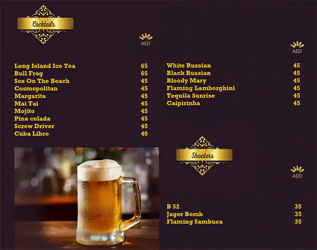 Copper Pot Menu in Panorama Hotel Bur Dubai, Mankhool, Dubai 