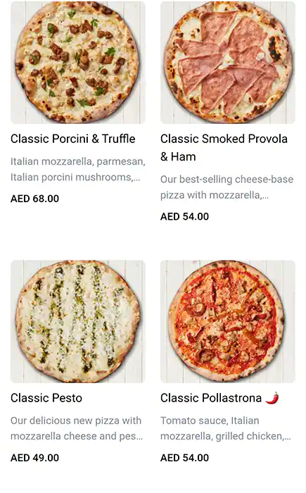 800PIZZA - ٨٠٠ بيتزا Menu in Dubai Marina, Dubai 