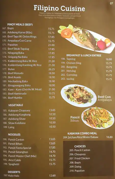 Master Chef Menu in Al Hudaiba and Around, Dubai 