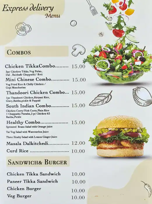 Golden Sands - جولدن ساندز Menu 