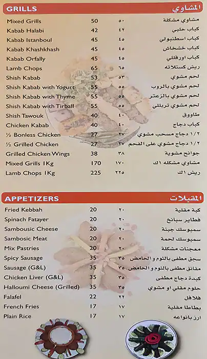 Lebanese Village Grill And Restaurant Menu 