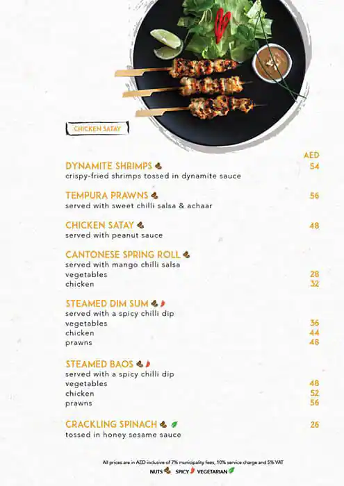 Sizzling Wok - Citymax Hotel Bur Dubai Menu 