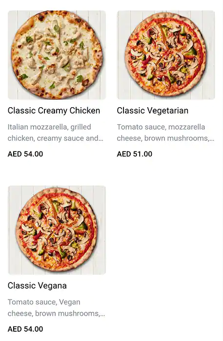 800PIZZA - ٨٠٠ بيتزا Menu in Al Barsha, Dubai 