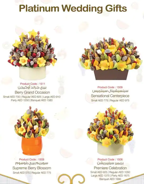 Edible Arrangements Menu in Al Barsha, Dubai 