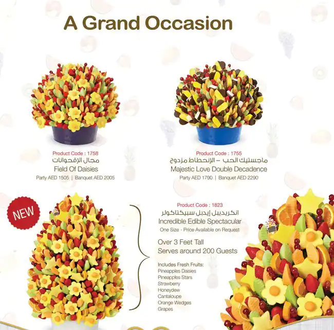 Edible Arrangements Menu in Al Barsha, Dubai 