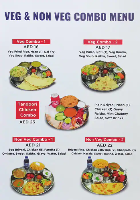 Ponnusamy - بونوسامي Menu in Qusais, Dubai 