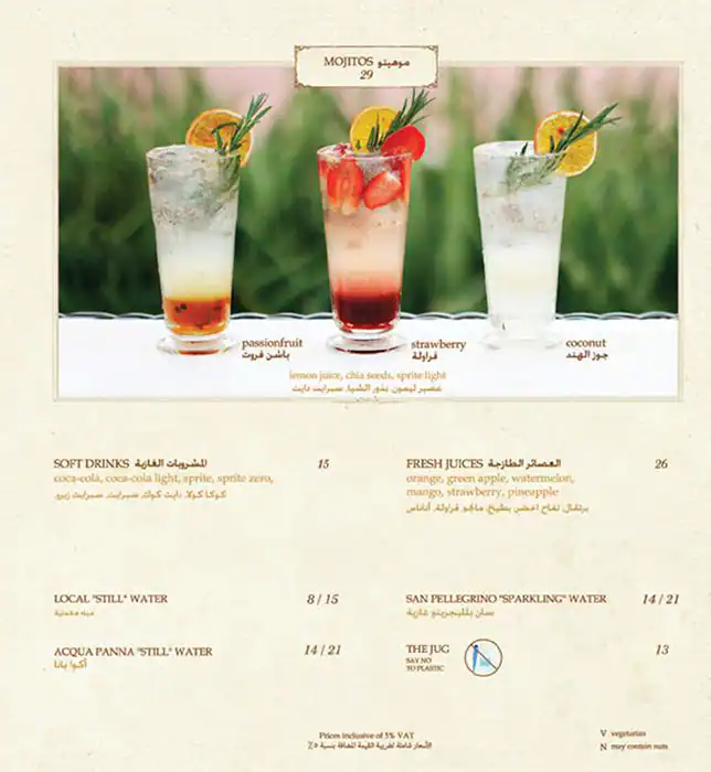 Shakespeare and Co. - Souk Al Bahar - شكسبير اند كو Menu 