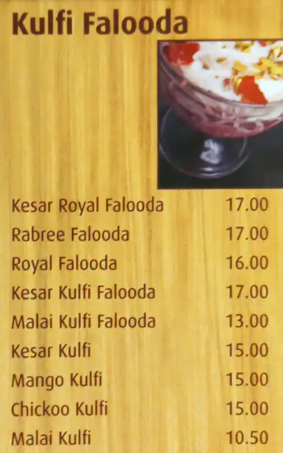 Puranmal Sweets - بورانمل للحلويات Menu 