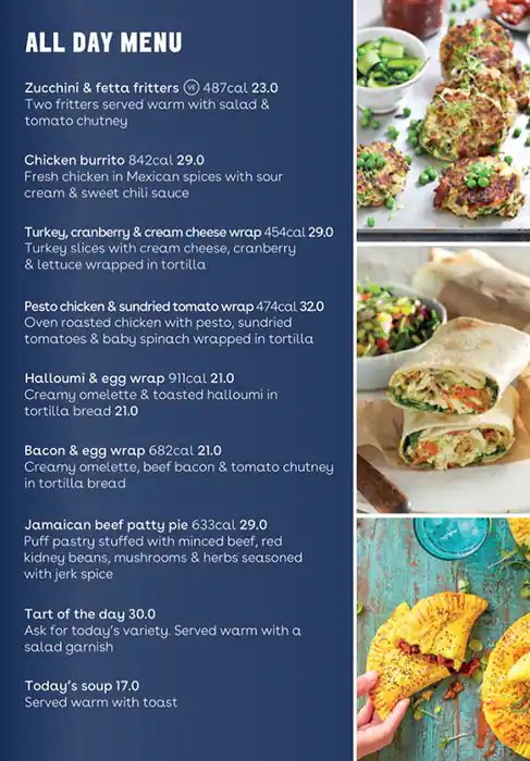 Jamaica Blue Menu in Al Safa, Dubai 