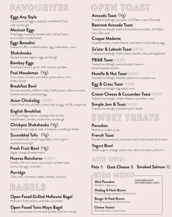 Circle Cafe - سيركل كافيه Menu 