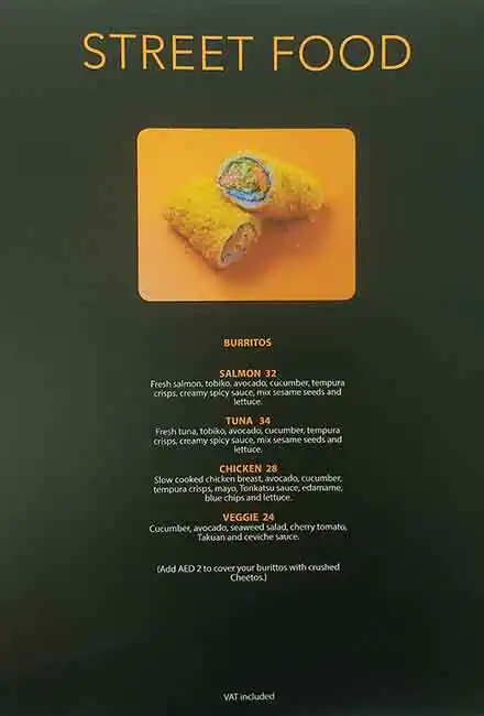 Sushi Counter - سوشي كاونتر Menu 