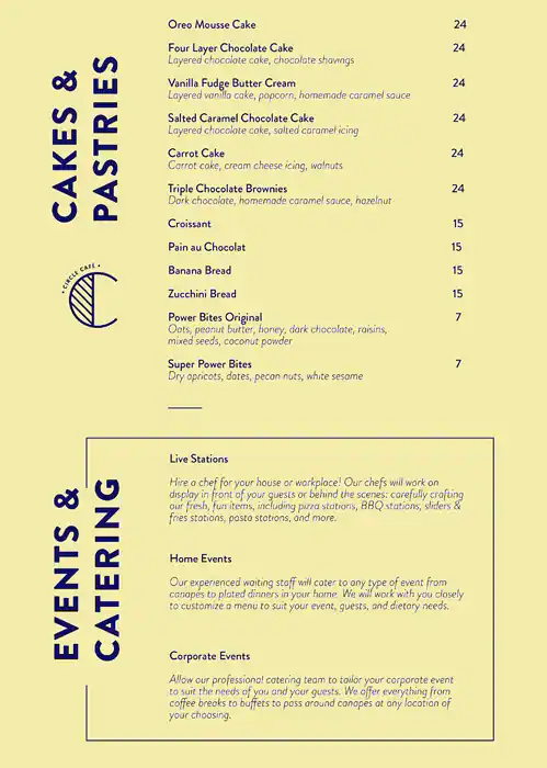 Circle Cafe - سيركل كافيه Menu 