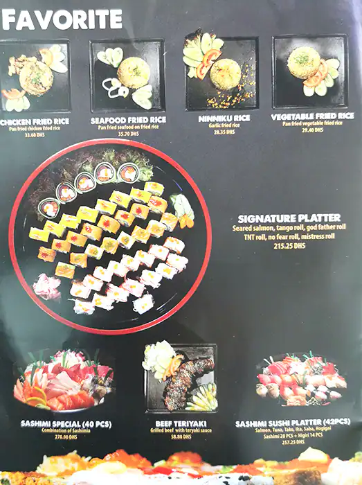 Hako Sushi - هاكو سوشي Menu in Cluster I, Jumeirah Lake Towers, Dubai 