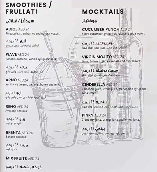 Golositalia Menu in Cluster C, Jumeirah Lake Towers, Dubai 