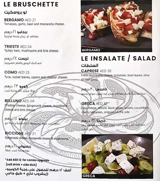 Golositalia Menu in Cluster C, Jumeirah Lake Towers, Dubai 