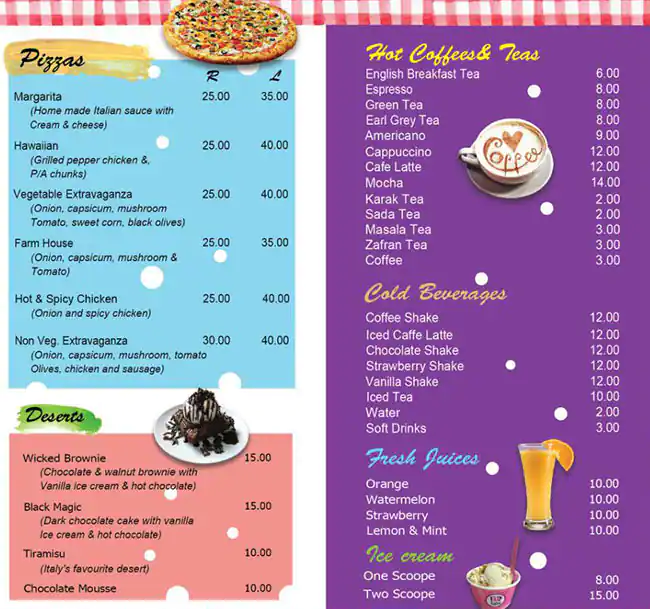 Tony's Confectionery Menu in China Cluster, International City, Dubai 