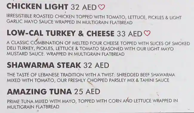 Zaatar w Zeit - زعتر وزيت Menu 