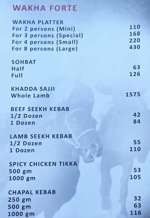 Wakha - واخة Menu in Al Barsha, Dubai 