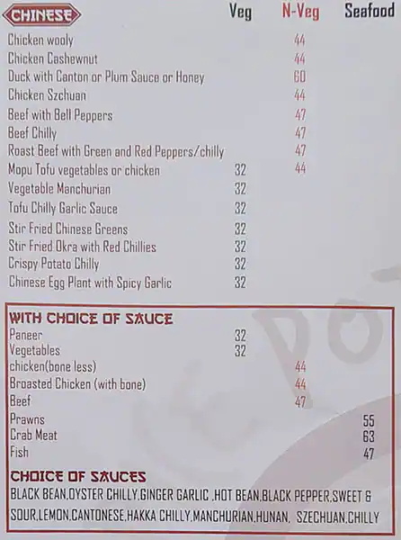 Spice Pot Menu in Cluster D, Jumeirah Lake Towers, Dubai 