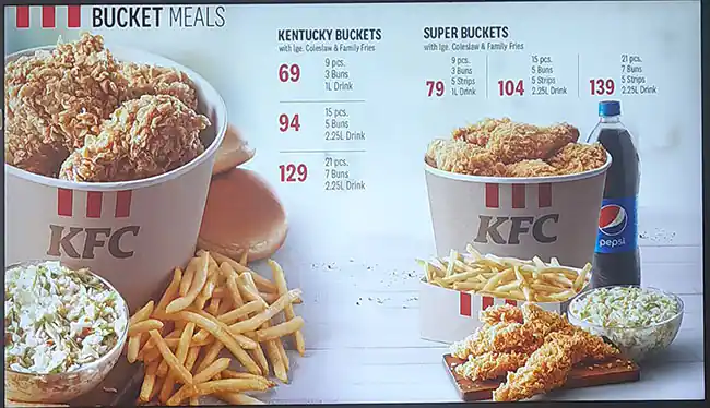 KFC - دجاج كنتاكي Menu in Cluster I, Jumeirah Lake Towers, Dubai 