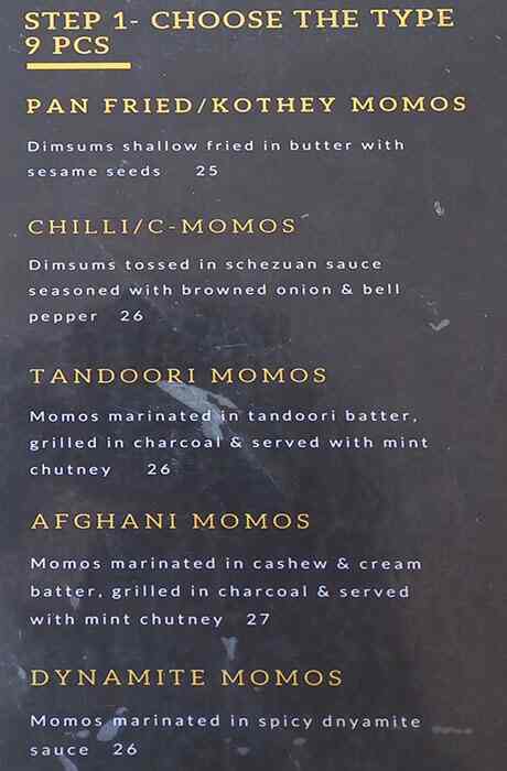 Yalla Momos - يلا موموز Menu in International City, Dubai 