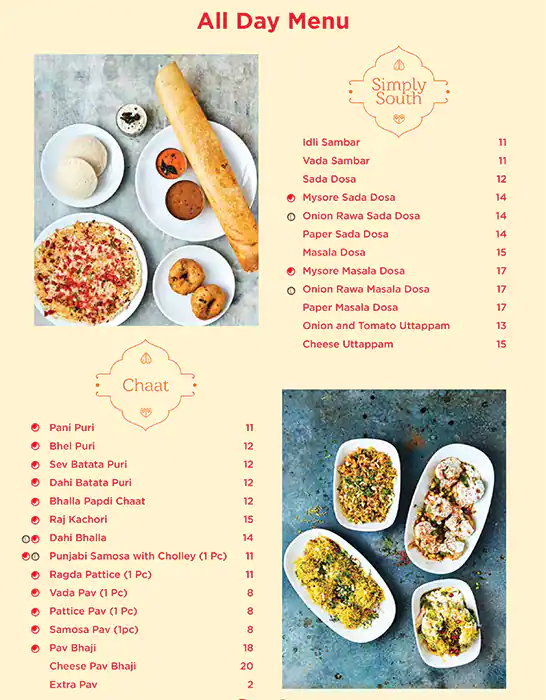 Chhappan Bhog - شابان بوغ Menu 