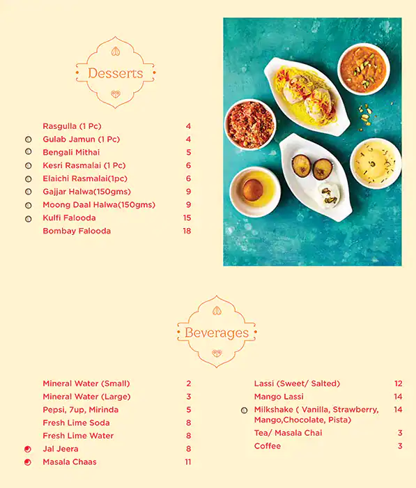 Chhappan Bhog - شابان بوغ Menu 