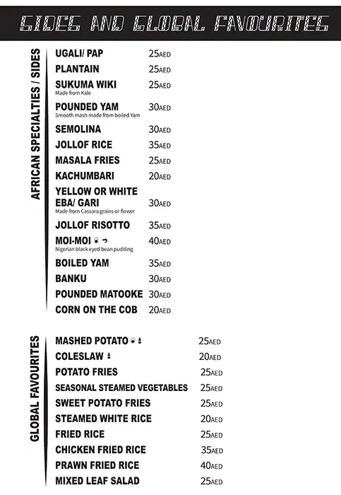 Kiza Menu in Emirates Financial Towers, DIFC, Dubai 