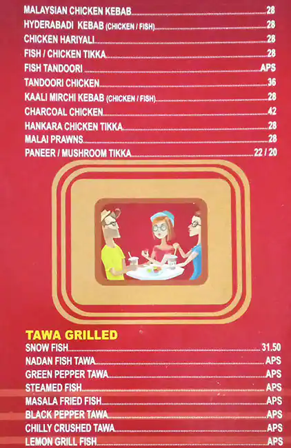 Malabar Express Menu in Al Karama, Dubai 