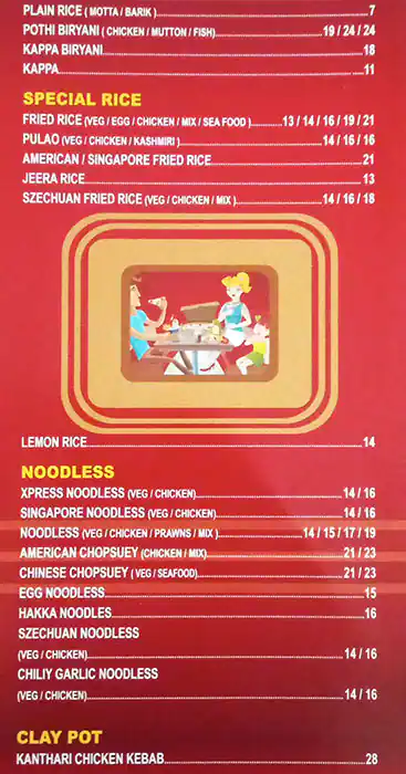 Malabar Express Menu in Al Karama, Dubai 