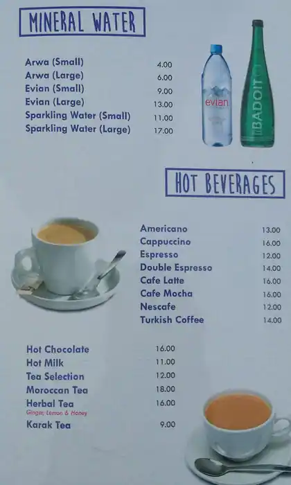 Lila Café Menu in Barsha Heights, Dubai 