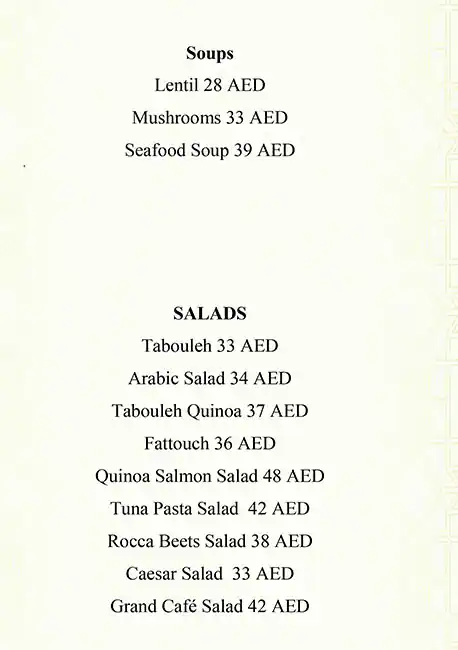 Tasty food Lebanesemenu Downtown Dubai, Dubai