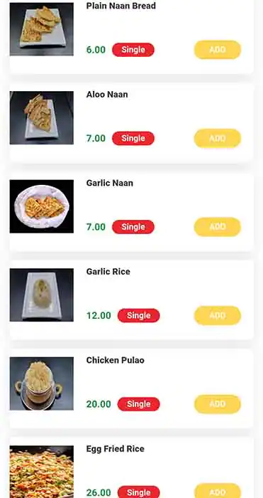 The HUB 7 Menu in Cluster M, Jumeirah Lake Towers (JLT), Dubai 