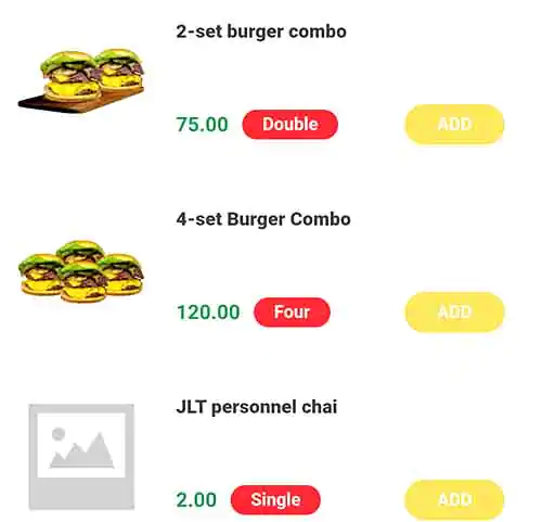 The HUB 7 Menu in Cluster M, Jumeirah Lake Towers (JLT), Dubai 